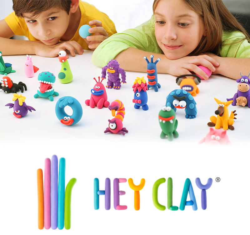 Hey Clay Animals 6 Can Set