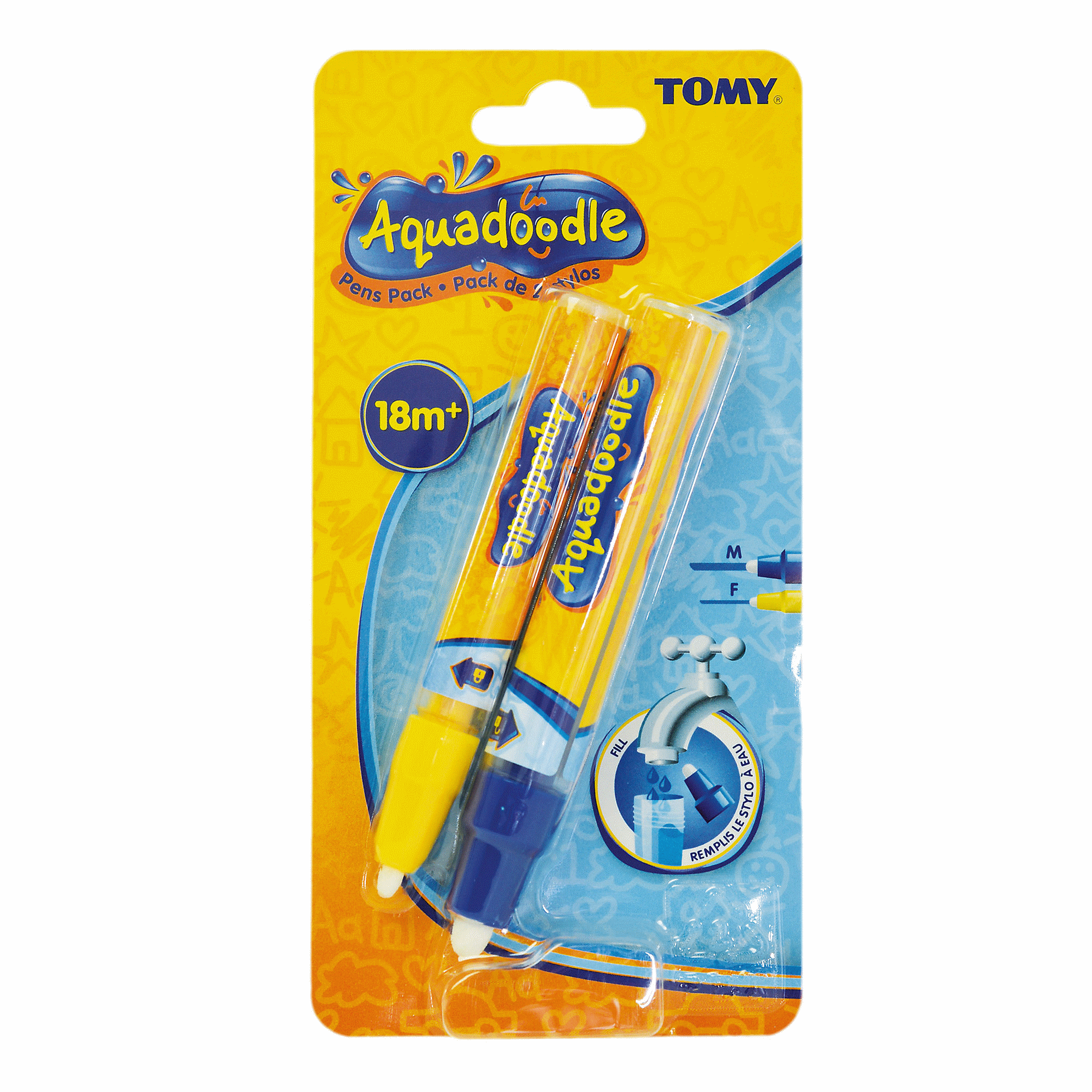 TOMY - Stylo à eau Sachet 2 stylos Aquadoodle - T71841